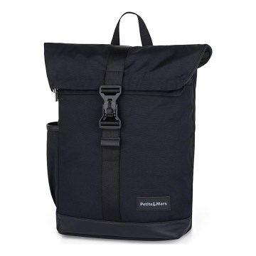 PETITE&MARS - Pelenkázó hátizsák JACKOB babakocsihoz fekete