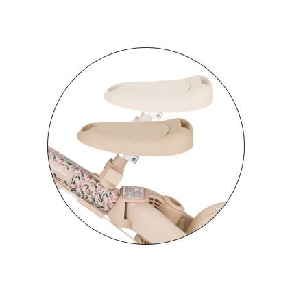 PETITE&MARS - TURBO LIMITED 5 az 1-ben gyermek tricikli Pink Meadow