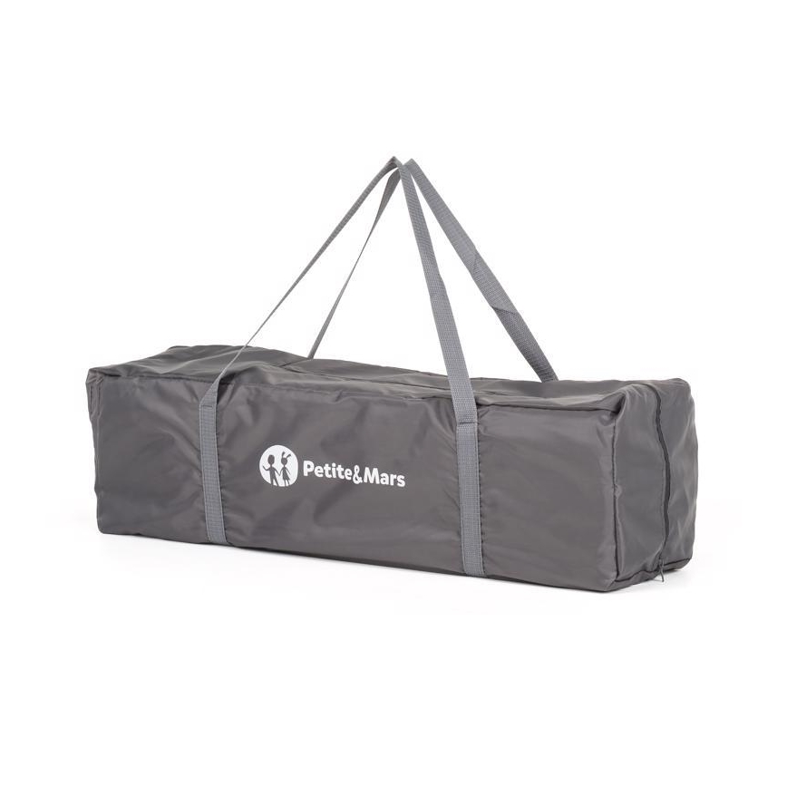 PETITE&MARS - Utazó kiságy KOOT-LION szürke