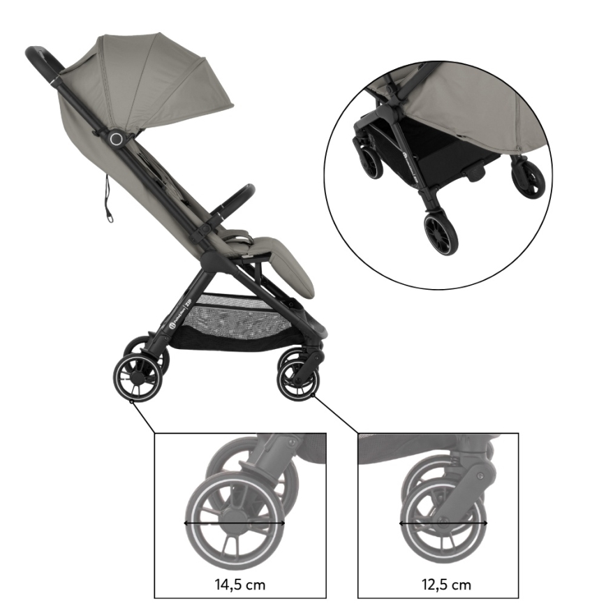 PETITE&MARS - ZIP sport babakocsi Velvet Grey