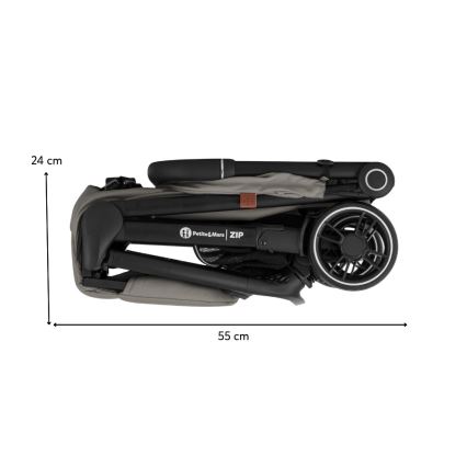 PETITE&MARS - ZIP sport babakocsi Velvet Grey