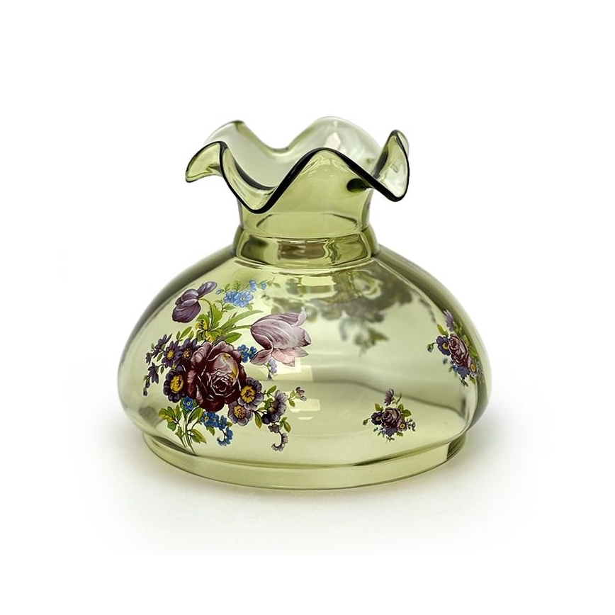 Petroleumlámpa JASMÍNA 50 cm erdei zöld