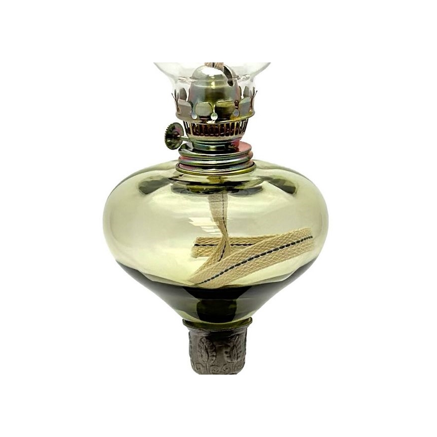 Petrol lámpa KRASOMÍRA 42 cm erdei zöld