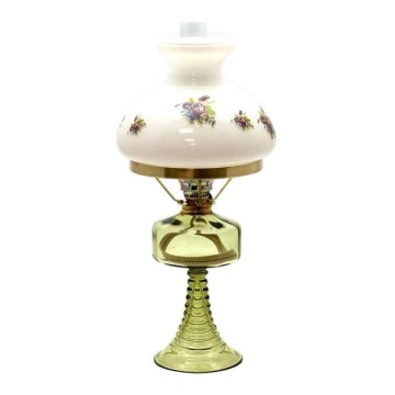 Petroleumlámpa PETRA 42 cm erdei zöld