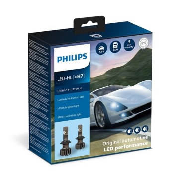 Philips 11972U91X2 - KÉSZLET 2x LED Autóizzó Ultinon Pro9100 H7 PX26d/13,2W/12/24V 5800K