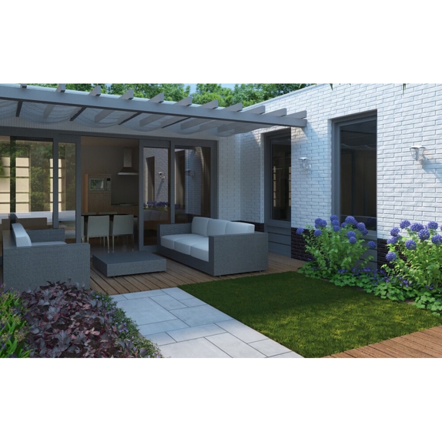 Philips 15388/31/16 - Kültéri fali lámpa a mozgásérzékelős MYGARDEN CREEK 1xE27/60W/230V