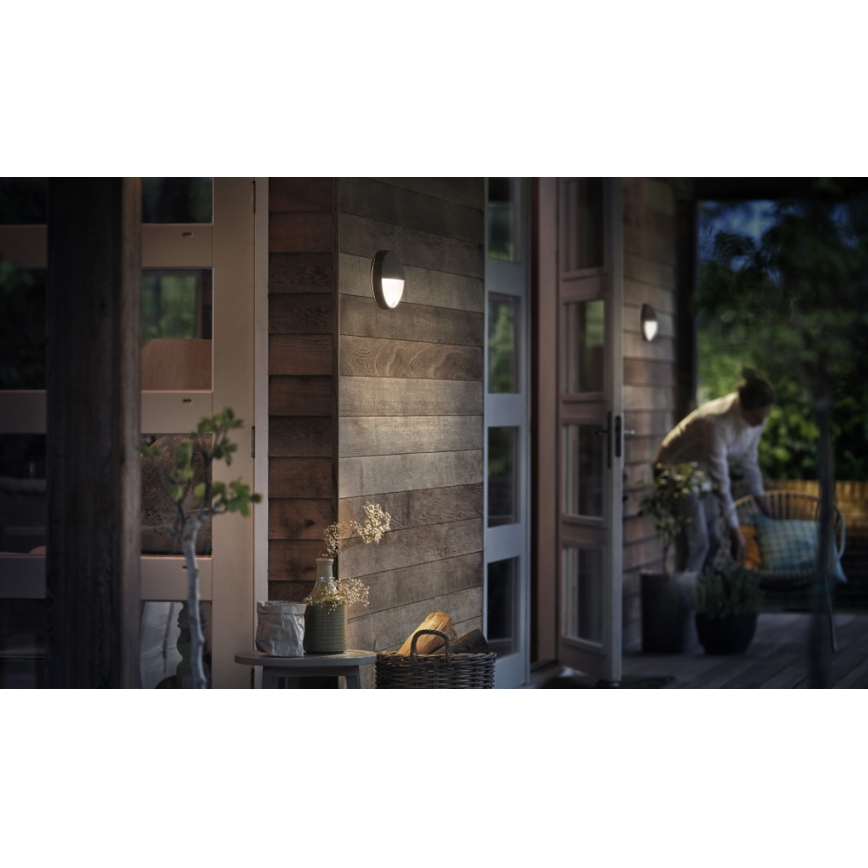 Philips - LED Kültéri lámpa érzékelővel LED/6W IP44