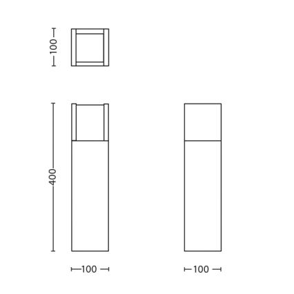 Philips 16462/93/16 - LED Kültéri lámpa MYGARDEN ARBOUR 1xLED/6W/230V