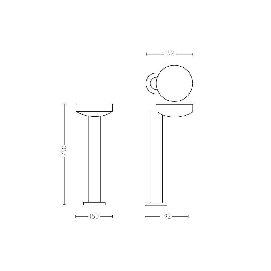 Philips 16493/47/P0 - LED Kültéri lámpa MYGARDEN COCKATOO LED/8W