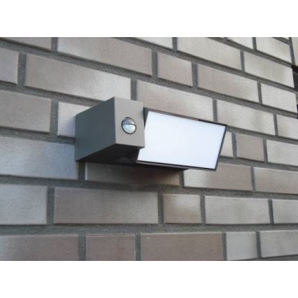 Philips 16943/93/16 - Szenzoros kültéri lámpa MYGARDEN BORDER 1xE27/23W/230V