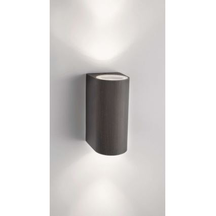 Philips 17102/86/16 - Kültéri fali lámpa MYGARDEN NIGHTINGALE 2xGU10/35W/230V