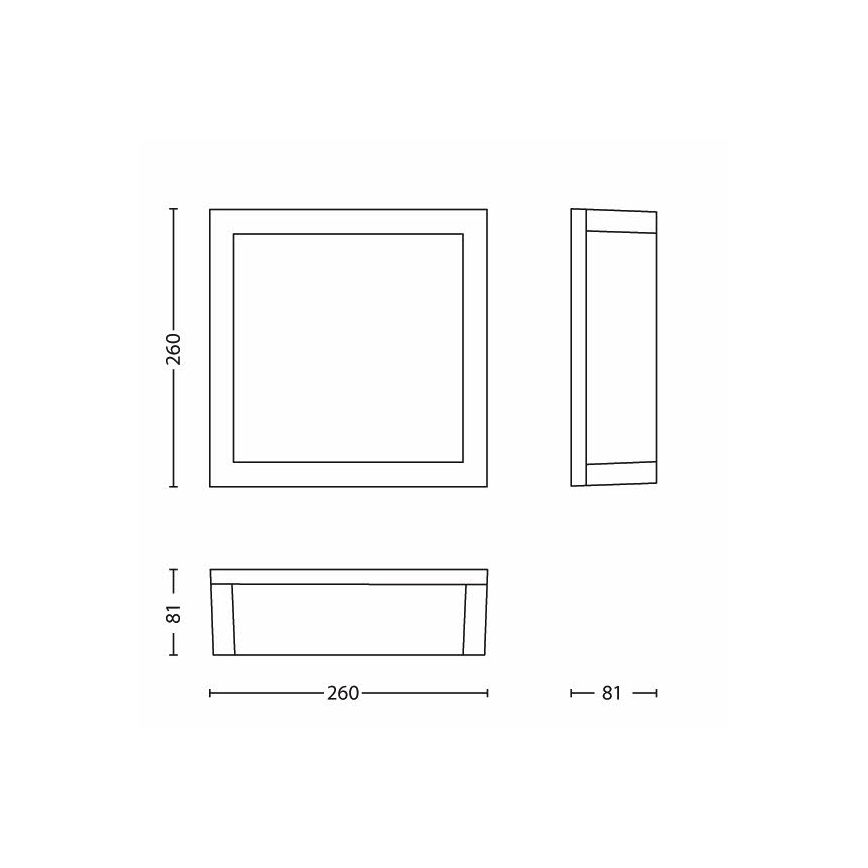 Philips - Kültéri mennyezeti lámpa 2xE27/14W/230V