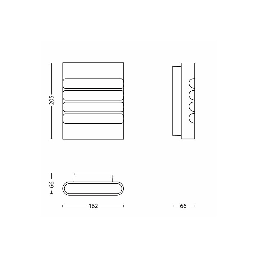 Philips - LED kültéri lámpa LED/3W/230V IP44