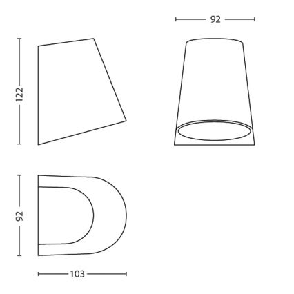 Philips - LED kültéri világítás LED/3W/230V IP44