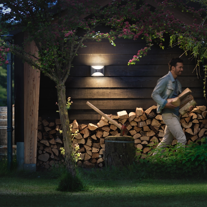 Philips 17299/47/16 - Mozgásérzékelős lámpa MYGARDEN HERB 1xLED/6W/230V
