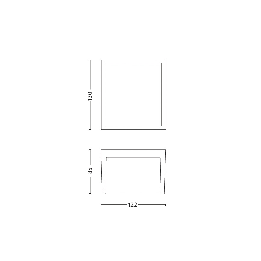 Philips 17302/30/P3 - Kültéri fali lámpa MYGARDEN MACAW 1xLED/3,5W/230V