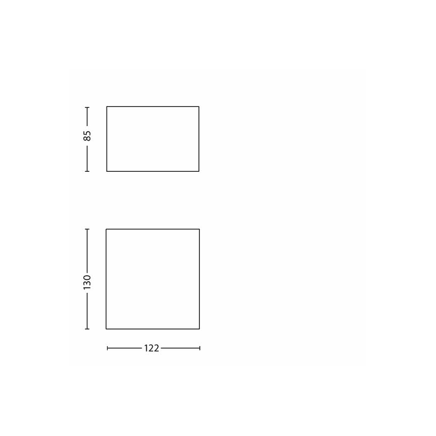 Philips - LED Kültéri fali lámpa LED/3W/230V IP44