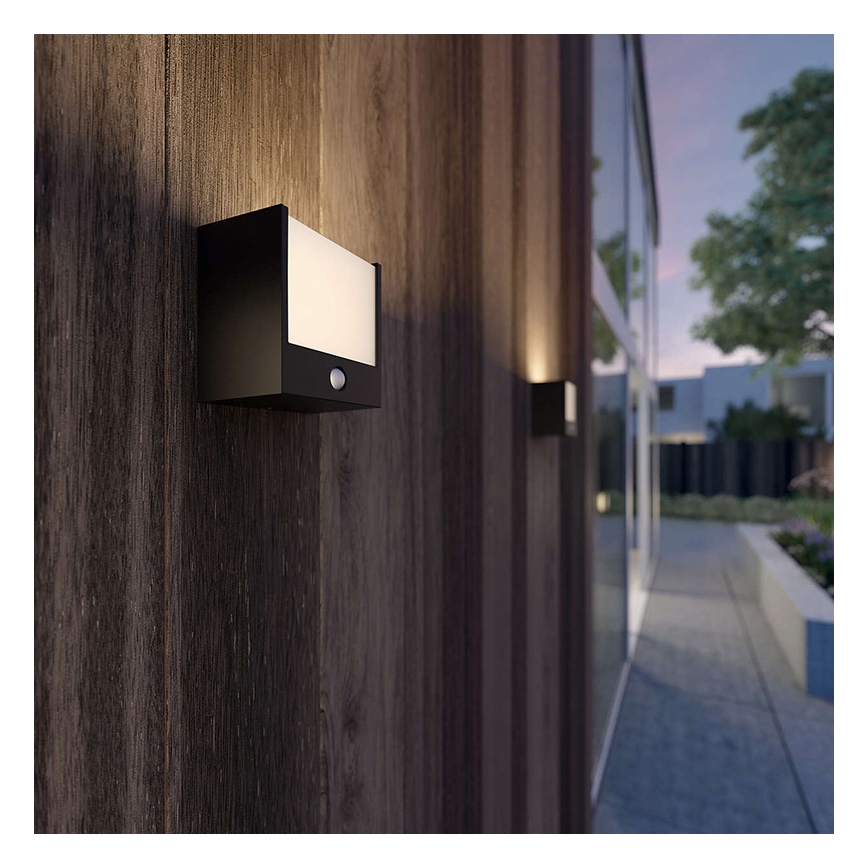 Philips 17317/30/16 - LED Érzékelős kültéri fali lámpa MYGARDEN MACAW 1xLED/3W/230V