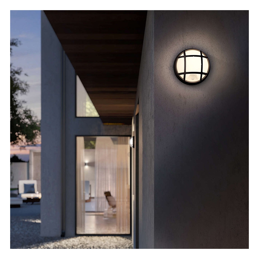 Philips 17319/30/16 - LED Érzékelős kültéri fali lámpa EAGLE 1xLED/3W/230V
