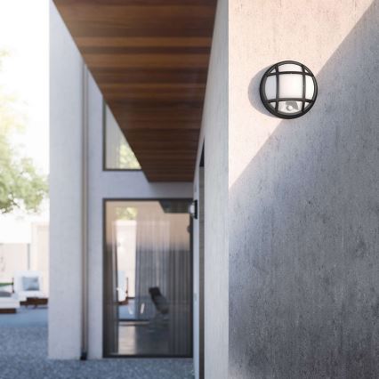 Philips 17319/30/16 - LED Érzékelős kültéri fali lámpa EAGLE 1xLED/3W/230V