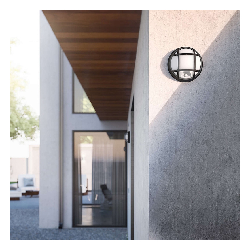 Philips 17319/30/16 - LED Érzékelős kültéri fali lámpa EAGLE 1xLED/3W/230V