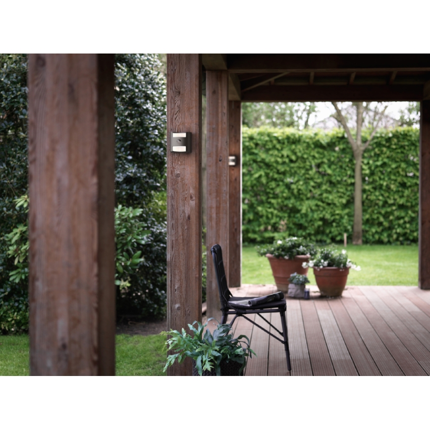 Philips - Kültéri lámpa érzékelővel 2xLED/4,5W/230V IP44