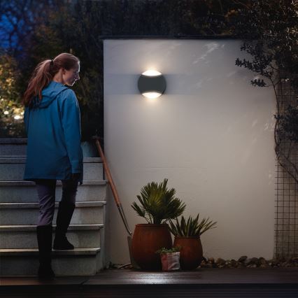 Philips 17338/93/PN - Kültéri fali lámpa MYGARDEN LIMESTONE 2xGU10/5W