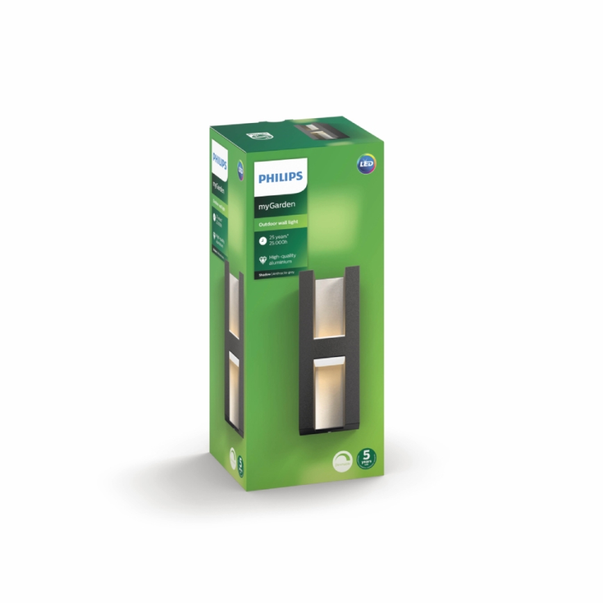 Philips - LED Kültéri fali lámpa 2xLED/4,5W IP44