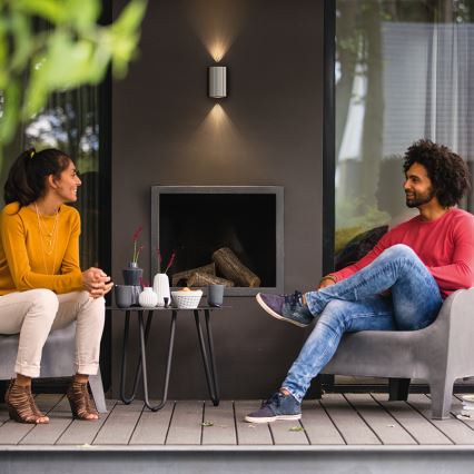 Philips 17357/47/P0 - LED Kültéri fali lámpa MYGARDEN BUXUS 2xLED/4,5W