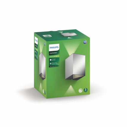 Philips 17358/47/P0 - LED Kültéri fali lámpa MYGARDEN CISTUS 2xLED/4,5W/230V IP44
