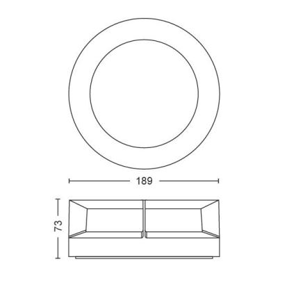 Philips - LED Kültéri lámpa LED/12W/230V IP44