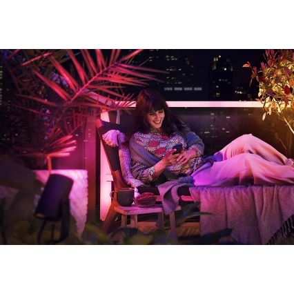 Philips 17414/30/P7 - KÉSZLET 3 x LED Dimmelhető kültéri spotlámpa HUE LILY 3xLED/8W/230V IP65