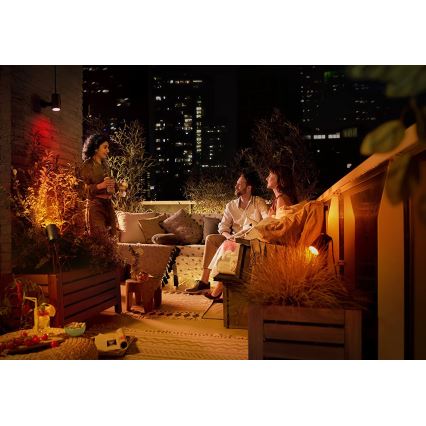 Philips - Kiegészítő készlet LED RGB kültéri spotlámpa Hue LILY LED/8W/230V IP65