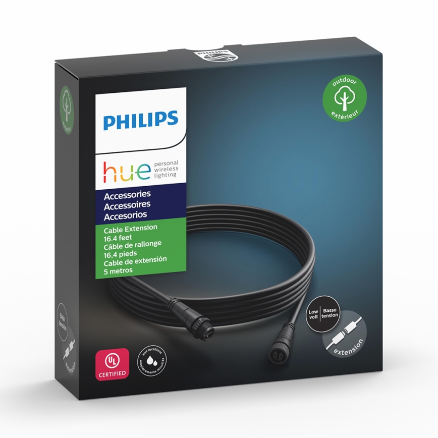 Philips 17424/30/PN - Kültéri hosszabbító vezeték HUE CALLA a HUE LILY lámpához
