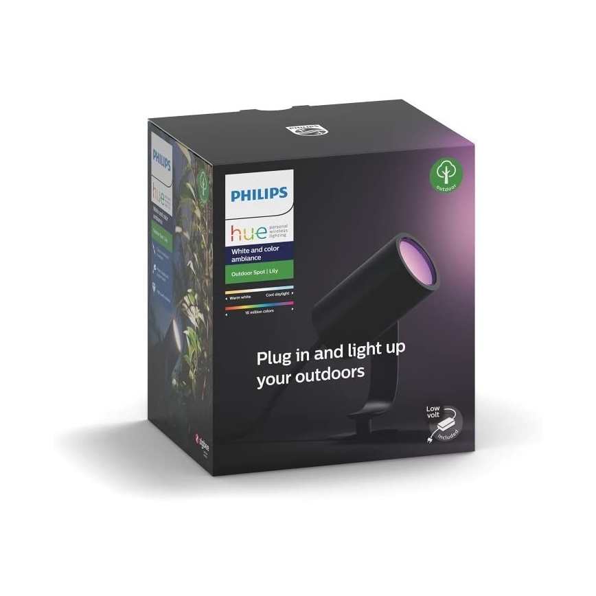 Philips - LED RGB Kültéri spotlámpa Hue LILY LED/8W/230V IP65