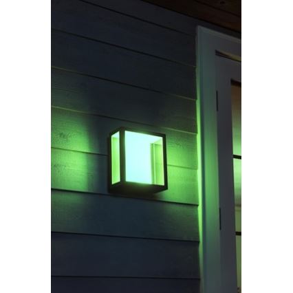 Philips 17430/30/P7 - LED RGB Kültéri fali lámpa HUE IMPRESS LED/8W/230V IP44