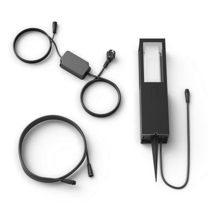 Philips 17454/30/P7 - LED RGB Kültéri lámpa  HUE IMPRESS LED/8W/230V IP44 adapterrel