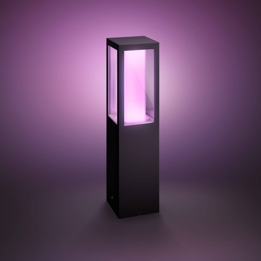 Philips 17454/30/P7 - LED RGB Kültéri lámpa  HUE IMPRESS LED/8W/230V IP44 adapterrel