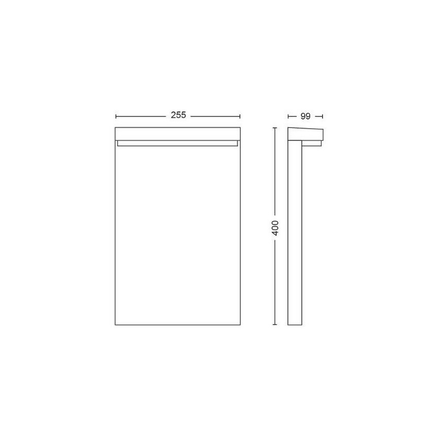 Philips - LED RGBW Dimmelhető kültér lámpa Hue NYRO LED/13,5W/230V 2000-6500K IP44