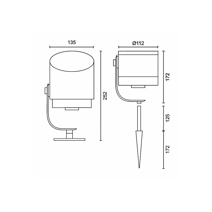 Philips - Hue LILY LED/15W/230V IP65 állítható fényerejű kültéri RGB LED lámpa