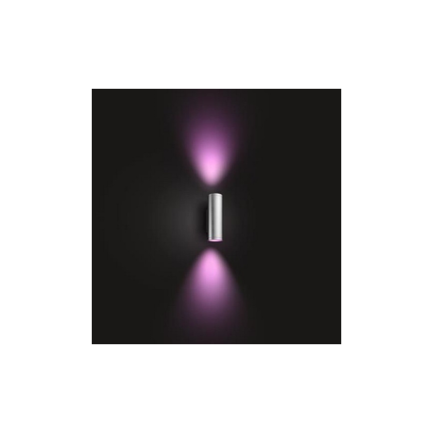 Philips - LED RGBW Dimmelhető kültéri fali lámpa Hue APPEAR 2xLED/8W/230V IP44