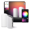 Philips - 2 darabos Hue PLAY Wall Washer RGBW LED dimmelhető projektorlámpa LED/20W/230V 2000–6500K fehér
