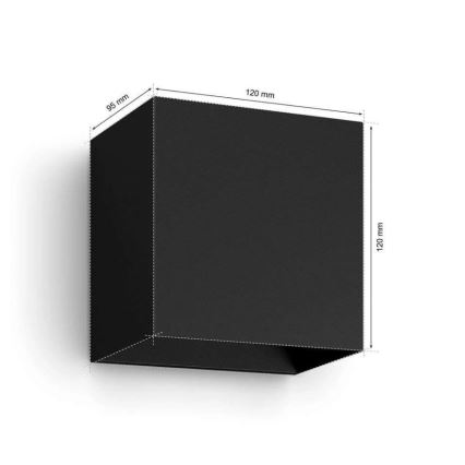 Philips - 2 db-os készlet: RGBW dimmelhető kültéri fali lámpa Hue RESONATE LED/8W/230V 2000-6500K IP44