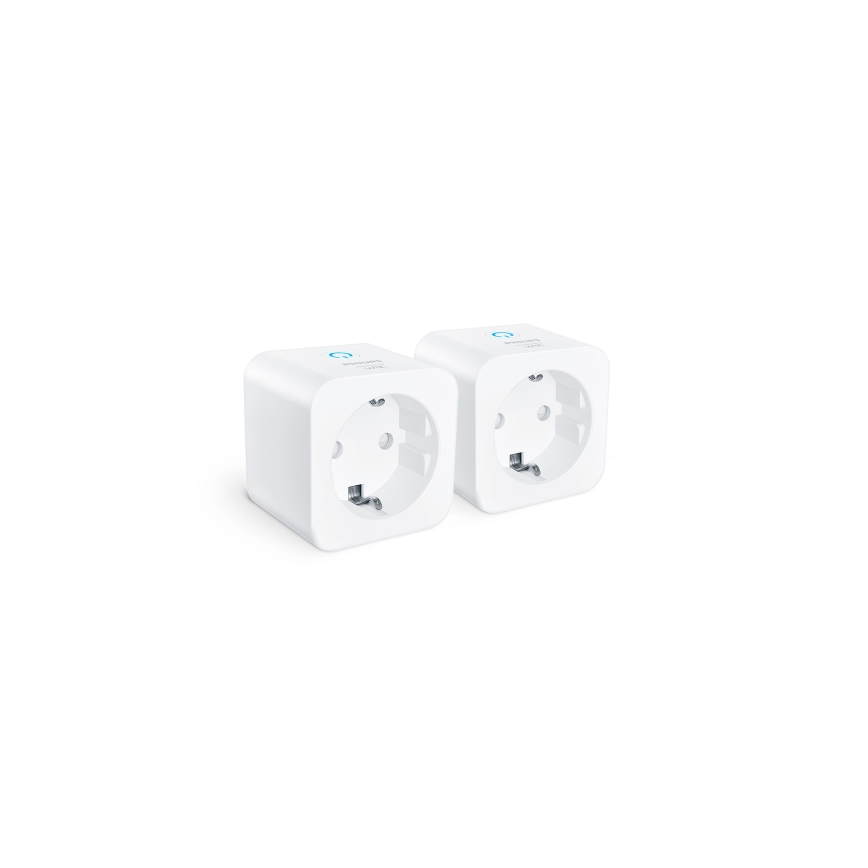 Philips - 2 db-os okos SCHUKO konnektor 2300W Wi‑Fi