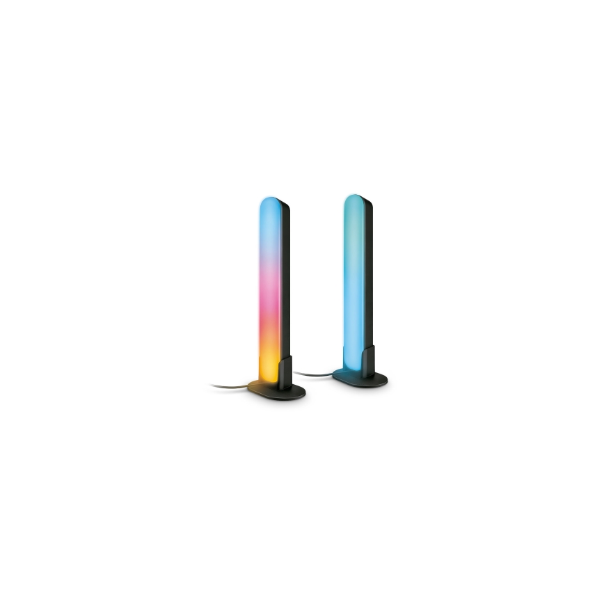 Philips - SZETT 2x LED RGBIC Dimmelhető lámpatest SMART GRADIENT LED/8W/230V 2700-6500K Wi-Fi