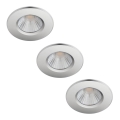 Philips - 3 darabos készlet fényerőszabályozható DIVE fürdőszobai LED lámpatest LED/5,5W/230V IP65