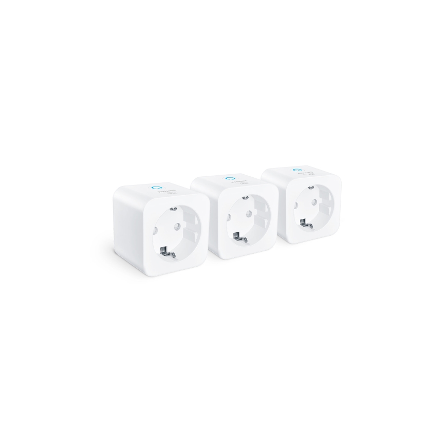 Philips - 3 darabos okos SCHUKO konnektor szett, 2300W, Wi-Fi
