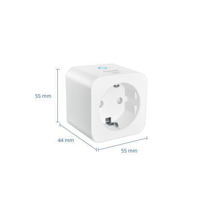 Philips - 3 darabos okos SCHUKO konnektor szett, 2300W, Wi-Fi