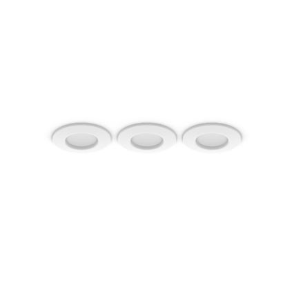 Philips - SZETT 3x LED RGBW Dimmelhető fürdőszobai beépíthető mennyezeti lámpa Hue SLIM LED/8,3W/230V 1000-20000K fehér P44