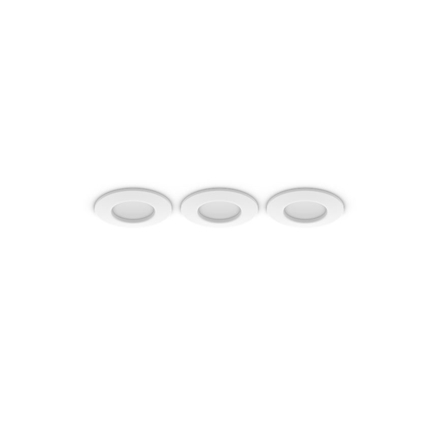 Philips - SZETT 3x LED RGBW Dimmelhető fürdőszobai beépíthető mennyezeti lámpa Hue SLIM LED/8,3W/230V 1000-20000K fehér P44